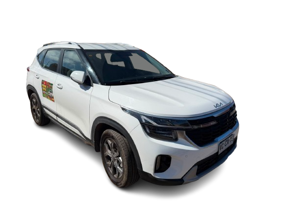 KIA Seltos EX Turbo 1.4, vista lateral delantera